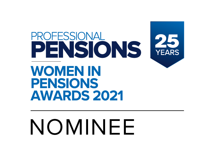 Women in Pensions Award 2021 Nominee logo